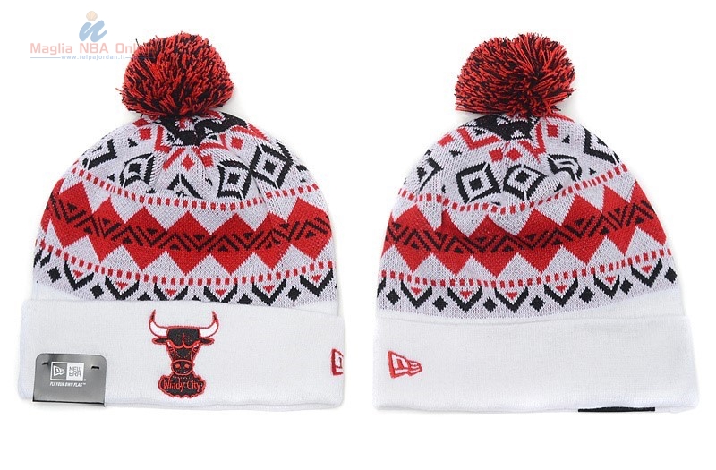 Acquista Cappelli di lana 2016 Chicago Bulls Bianco