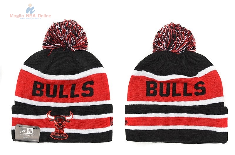 Acquista Cappelli di lana 2016 Chicago Bulls Rosso Striscia