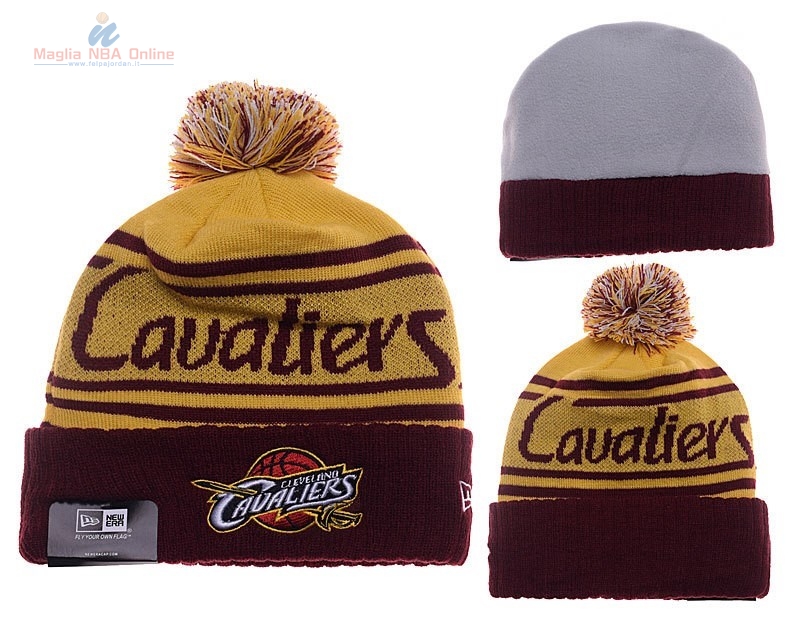 Acquista Cappelli di lana 2016 Cleveland Cavaliers Giallo Rosso