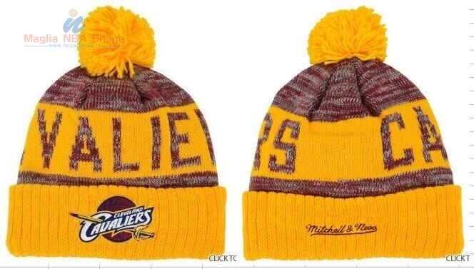 Acquista Cappelli di lana 2016 Cleveland Cavaliers Giallo