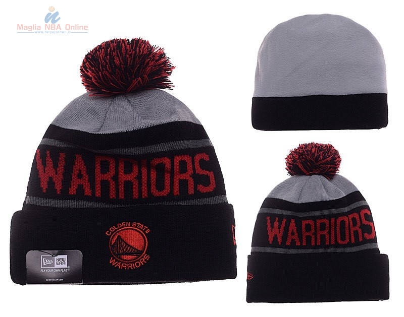 Acquista Cappelli di lana 2016 Golden State Warriors Nero Rosso
