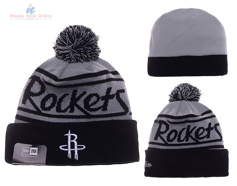 Acquista Cappelli di lana 2016 Houston Rockets Nero Grigio