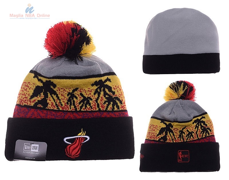 Acquista Cappelli di lana 2016 Miami Heat Giallo Nero