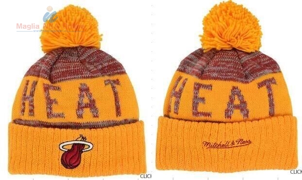 Acquista Cappelli di lana 2016 Miami Heat Giallo