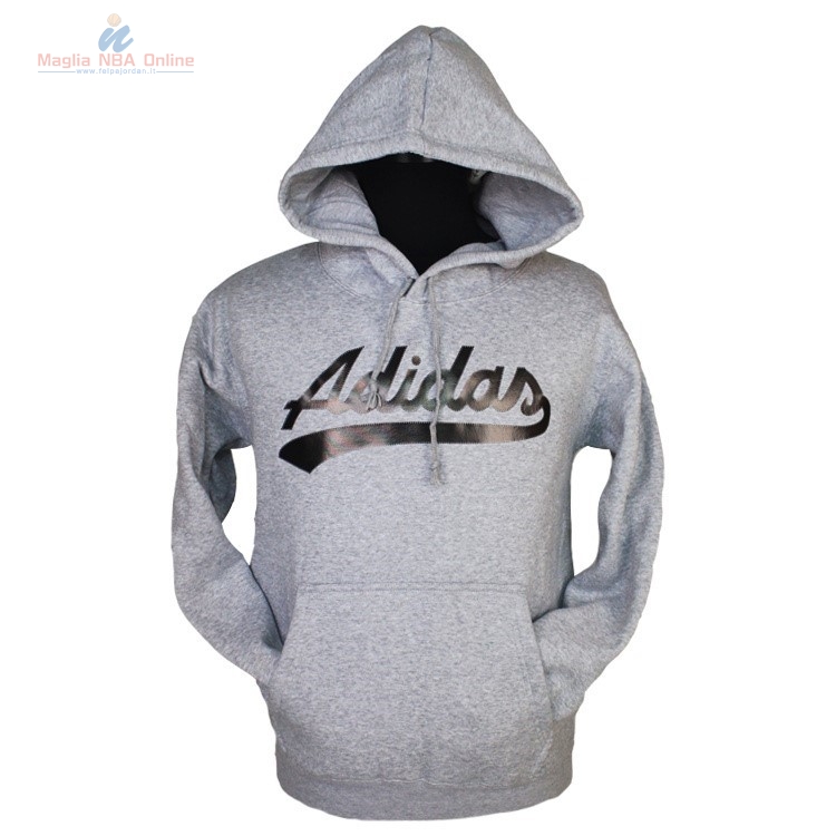 Acquista Felpe Con Cappuccio NBA 2016 Adidas Grigio