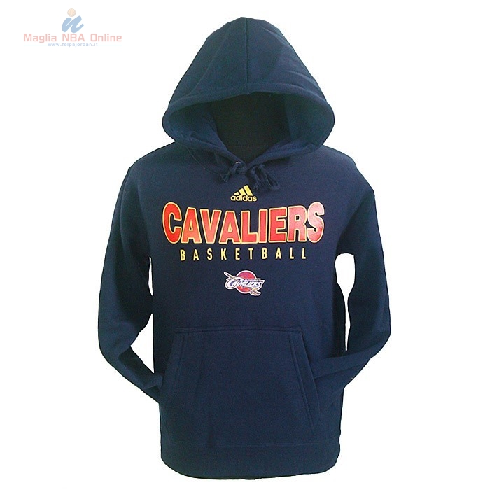 Acquista Felpe Con Cappuccio NBA 2016 Cleveland Cavaliers Blu