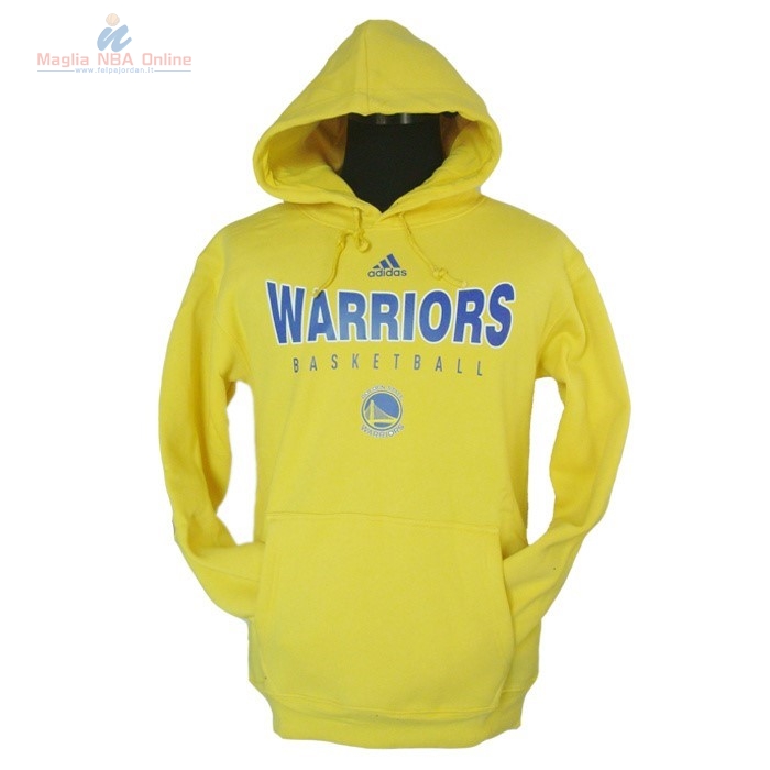 Acquista Felpe Con Cappuccio NBA 2016 Golden State Warriors Giallo