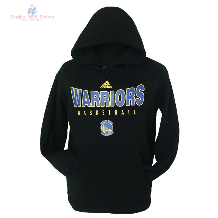 Acquista Felpe Con Cappuccio NBA 2016 Golden State Warriors Nero