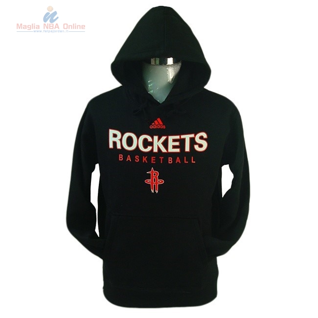 Acquista Felpe Con Cappuccio NBA 2016 Houston Rockets Nero 1