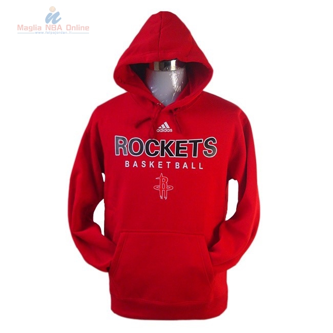 Acquista Felpe Con Cappuccio NBA 2016 Houston Rockets Rosso