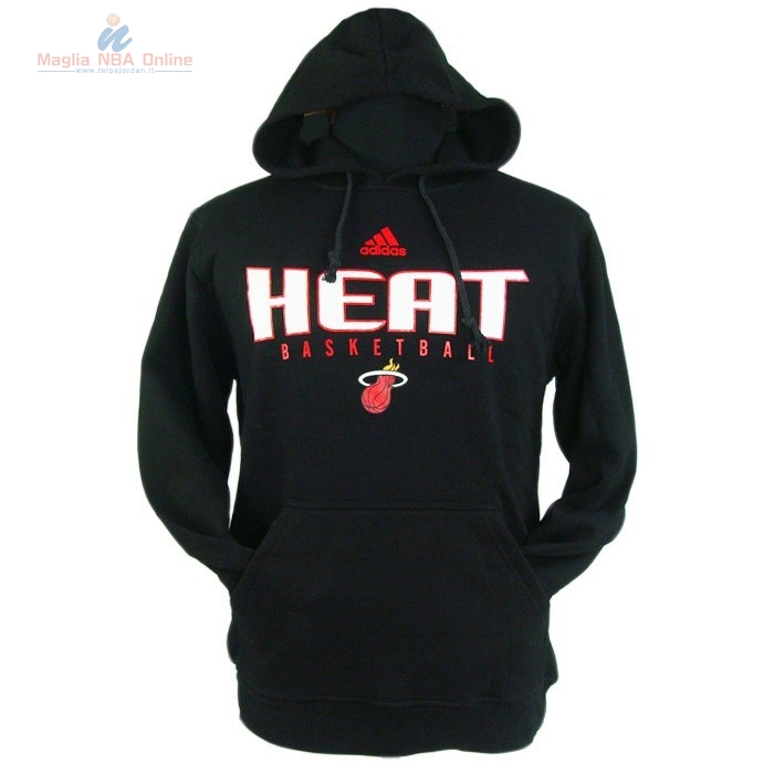 Acquista Felpe Con Cappuccio NBA 2016 Miami Heat Nero 000