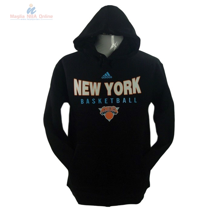 Acquista Felpe Con Cappuccio NBA 2016 New York Knicks Nero