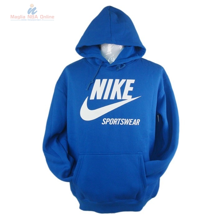 Acquista Felpe Con Cappuccio NBA 2016 Nike Blu