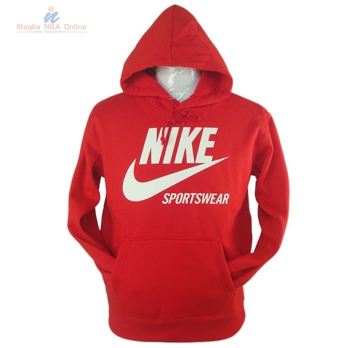 Acquista Felpe Con Cappuccio NBA 2016 Nike Nero Rosso