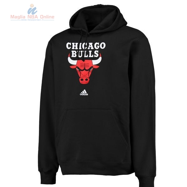 Acquista Felpe Con Cappuccio NBA Chicago Bulls Nero