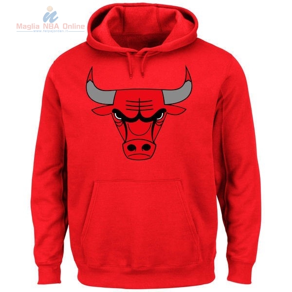 Acquista Felpe Con Cappuccio NBA Chicago Bulls Rosso