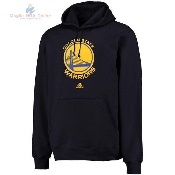 Acquista Felpe Con Cappuccio NBA Golden State Warriors Nero 005