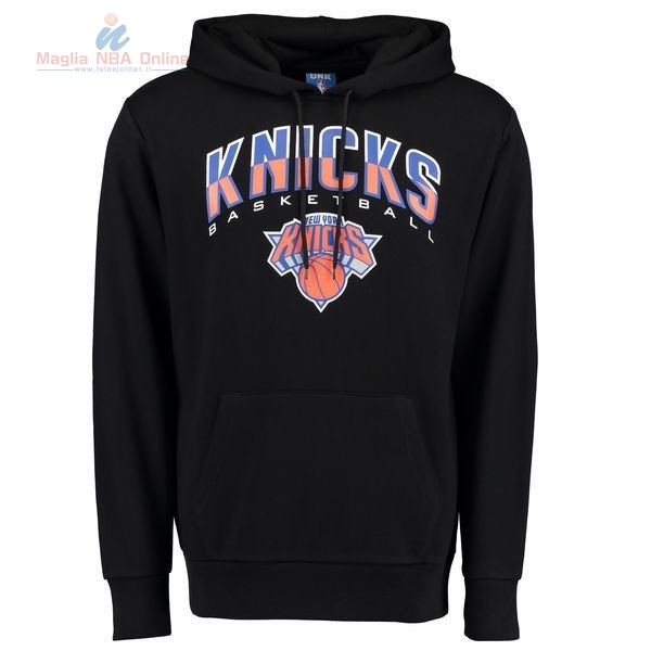 Acquista Felpe Con Cappuccio NBA New York Knicks Nero