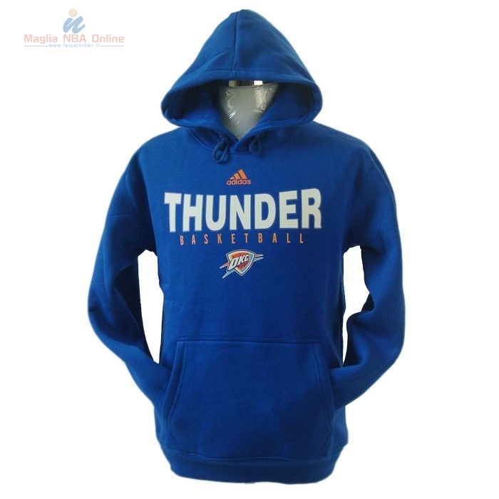 Acquista Felpe Con Cappuccio NBA Oklahoma City Thunder Blu