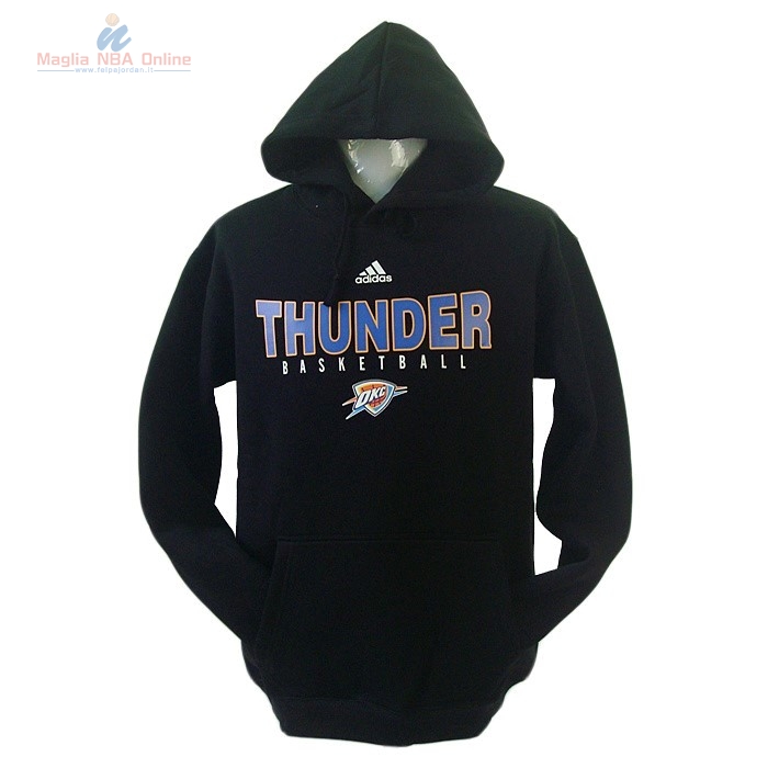 Acquista Felpe Con Cappuccio NBA Oklahoma City Thunder Nero