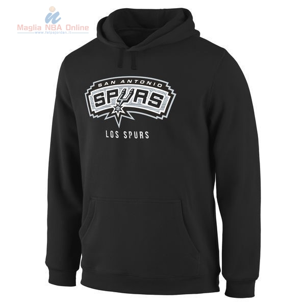 Acquista Felpe Con Cappuccio NBA San Antonio Spurs Nero