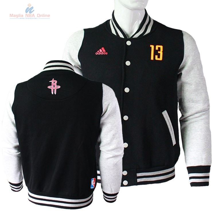 Acquista Giacca Di Lana NBA Houston Rockets #13 James Harden Nero