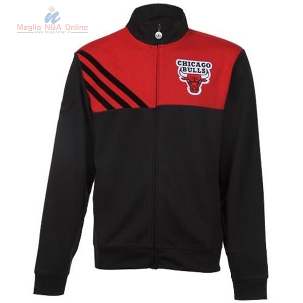 Acquista Giacca NBA Chicago Bulls Nero Rosso