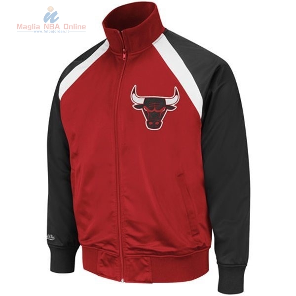 Acquista Giacca NBA Chicago Bulls Rosso Nero