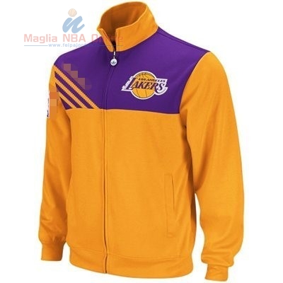 Acquista Giacca NBA Los Angeles Lakers Giallo Nero