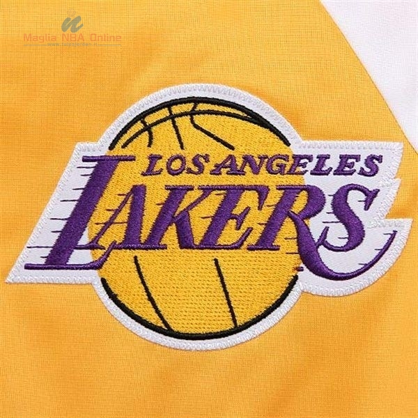 Acquista Giacca NBA Los Angeles Lakers Giallo Porpora Online.Divise ...