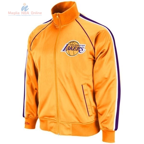 Acquista Giacca NBA Los Angeles Lakers Giallo