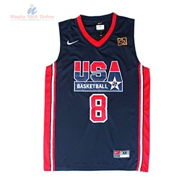 Acquista Maglia NBA 1992 USA #8 Pippen Nero