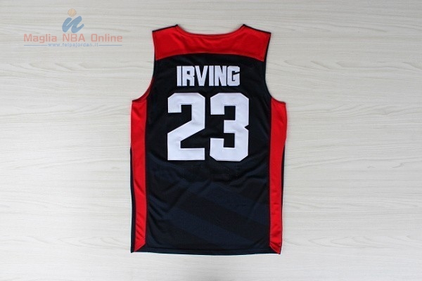 Acquista Maglia NBA 2012 USA #23 Kyrie Irving Nero