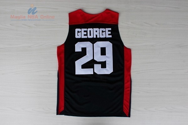 Acquista Maglia NBA 2012 USA #29 Paul George Nero