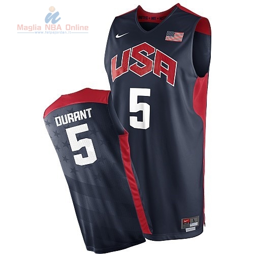 Acquista Maglia NBA 2012 USA #5 Durant Nero