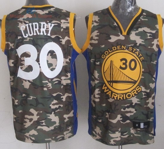 Acquista Maglia NBA 2013 Camouflage Moda #30 Curry