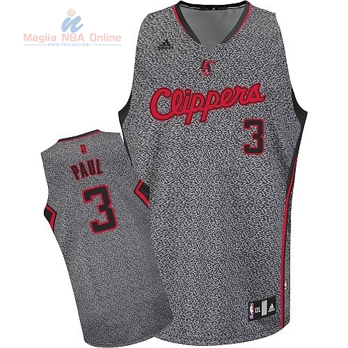 Acquista Maglia NBA 2013 Fashion Statico Los Angeles Clippers #3 Chris Paul