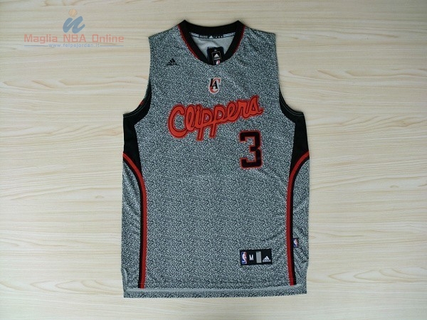 Acquista Maglia NBA 2013 Fashion Statico Los Angeles Clippers #3 Chris Paul