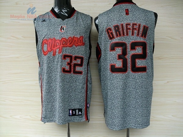 Acquista Maglia NBA 2013 Fashion Statico Los Angeles Clippers #32 Blake Griffin
