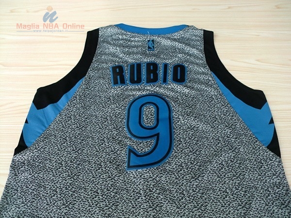 Acquista Maglia NBA 2013 Fashion Statico Minnesota Timberwolves #9 Ricky Rubio