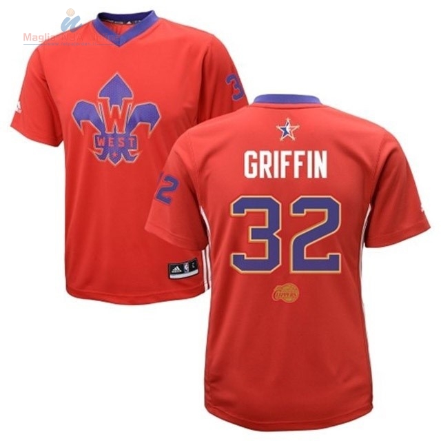 Acquista Maglia NBA 2014 All Star #32 Blake Griffin Rosso