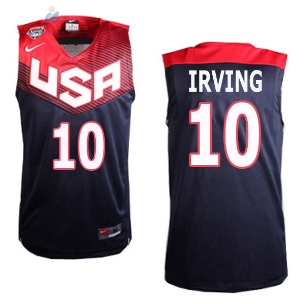 Acquista Maglia NBA 2014 USA #10 Irving Nero
