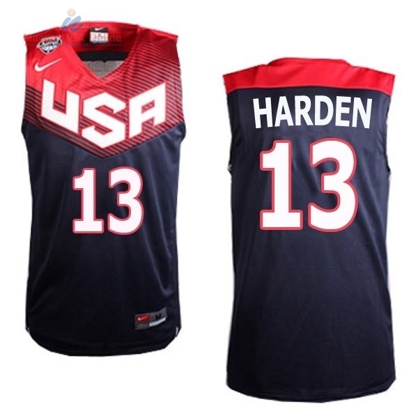 Acquista Maglia NBA 2014 USA #13 Harden Nero