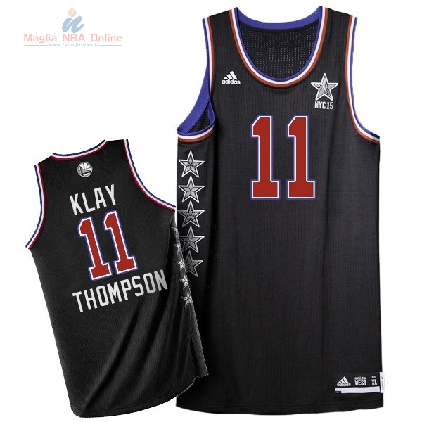 Acquista Maglia NBA 2015 All Star #11 Klay Thompson Nero