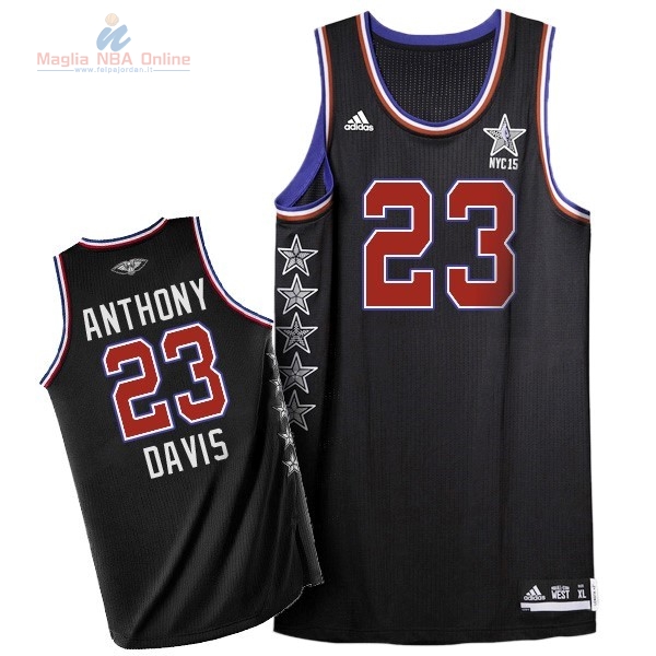 Acquista Maglia NBA 2015 All Star #23 Baron Davis Nero