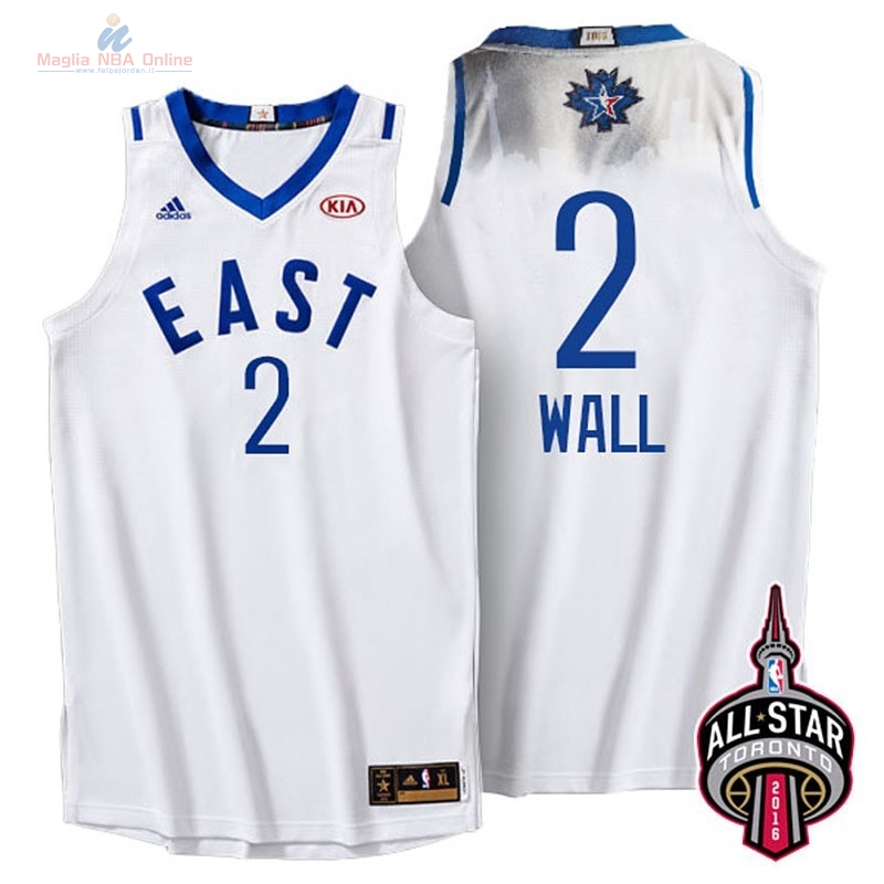 Acquista Maglia NBA 2016 All Star #2 John Wall Bianco