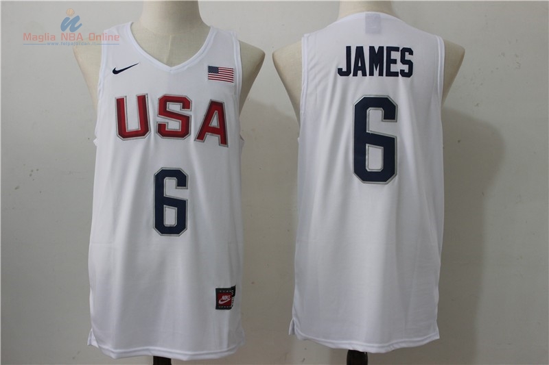 Acquista Maglia NBA 2016 USA #6 James Bianco