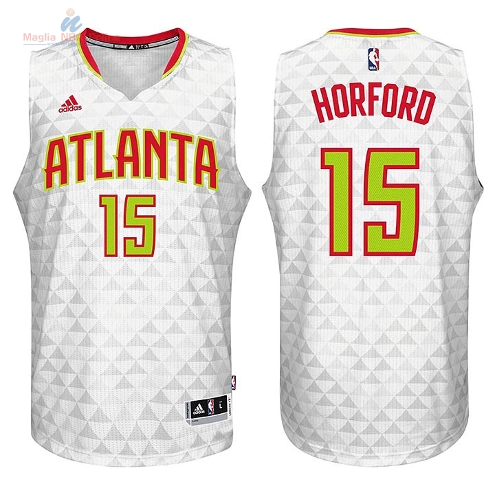 Acquista Maglia NBA Atlanta Hawks #15 Al Horford Bianco