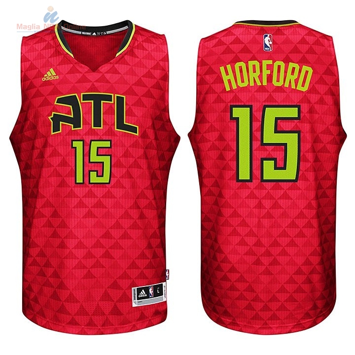 Acquista Maglia NBA Atlanta Hawks #15 Al Horford Rosso