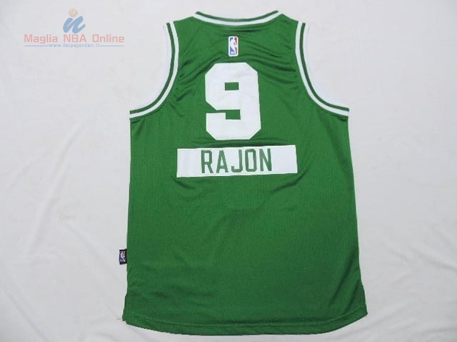 Acquista Maglia NBA Bambino 2014 Natale Boston Celtics #9 Rajon Verde